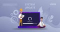 Maintenance update system upgrate concept. Royalty Free Stock Photo