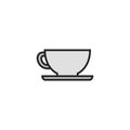 Cup Flat Icon Vector, Symbol or Logo.