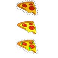 Web. Pizza detailed flat style web icon. Food collection. Royalty Free Stock Photo