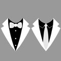 Web Tuxedo icon. Vector illustration, EPS 10. Royalty Free Stock Photo