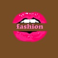 Web Sexy lipstick kiss print icon