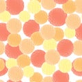 Abstract vector circle seamless pattern