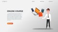 Online education concept