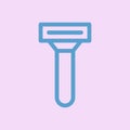 Vector razor icon. Shaving razor