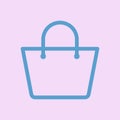 Shopping bag icon. accessories women