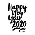 WebHappy New Year 2020 - calligraphy phrase for Holidays.