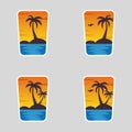 4 in 1 logotypes, Summer