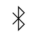 Bluetooth line icon