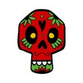 Mexican sugar skull