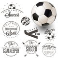 Soccer calligraphy collection