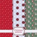 Three New Year, Christmas patterns.