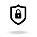 Abstract security vector icon Royalty Free Stock Photo