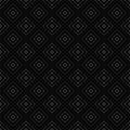 Black abstract seamless background. Geometric patterns of rhombuses. Royalty Free Stock Photo