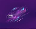 Modern colored poster for sports with elegant background. Vector illustration Royalty Free Stock Photo