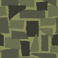 Green camouflage seamless pattern.
