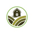 Agriculture Logo Template Design. Icon, Sign or Symbol. Royalty Free Stock Photo