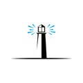 Light house logo template vector icon design