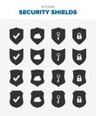 16 security shield icons