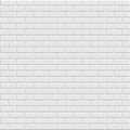 White brick wall seamless background. Modern style.