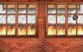 Red brick wall in the house Royalty Free Stock Photo