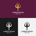 Maha shivaratri logo vector Royalty Free Stock Photo