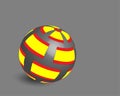 3d ball vector image spain