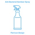 Anti-Bacterial Sanitizer Spray, Hand Sanitizer Dispenser, infection control concept. Sanitizer to prevent colds, virus, Coronaviru