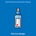 Anti-Bacterial Sanitizer Spray, Hand Sanitizer Dispenser, infection control concept. Sanitizer to prevent colds, virus, Coronaviru