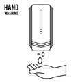 Pump Hand wash. Hand sanitizer. Alcohol-based hand rub. Rubbing alcohol. Wall mounted soap dispenser. Wall hanging hand wash conta