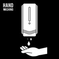 Pump Hand wash. Hand sanitizer. Alcohol-based hand rub. Rubbing alcohol. Wall mounted soap dispenser. Wall hanging hand wash conta