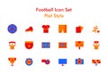 Set of football icon
