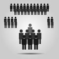 People , Group, Symbol icon vector eps Royalty Free Stock Photo