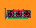 Videocard 2 eps vector file