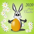 Greeting cards Happy Easter 2020