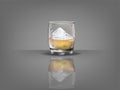 ice cubes and whiskey vector Royalty Free Stock Photo