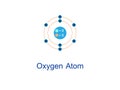 Vector Oxygen Element Design - Illustration of Oxygen Element Diagram