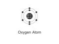 Vector Oxygen Element Design - Illustration of Oxygen Element Diagram