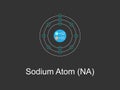Vector Sodium Atom Design - Illustration of Sodium Element Diagram Royalty Free Stock Photo