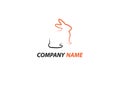 Creative Rabbit Logo Template Design - Cute Rabbit Pet Animal Logotype