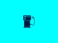 Vector Fuel Station Icon - Fuel Pump Icon Sign - Fuel Symbol