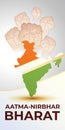 VECTOR ILLUSTRATION FOR SELF DEPENDENT INDIA