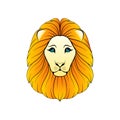 Lion vector  illustration  logo design Royalty Free Stock Photo