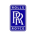 Rolls royce vector art logo Royalty Free Stock Photo