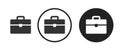 Document bag icon . web icon set .vector illustration Royalty Free Stock Photo