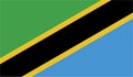Tanzania Flag Vector Illustration EPS