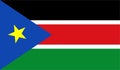 South Sudan Flag Vector Illustration EPS