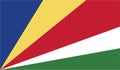 Seychelles Flag Vector Illustration EPS