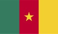 Cameroon Flag Vector Illustration EPS