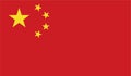 China Flag Vector Illustration EPS Royalty Free Stock Photo