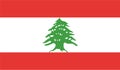 Lebanon Flag Vector Illustration EPS
